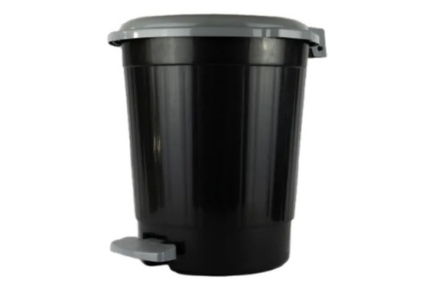 Lixeira com Pedal 7 Litros HM – Compacta, Prática e Higiênica