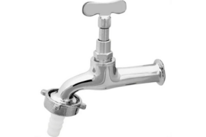 Torneira Jardim Longa 1/2 x 3/4 Alpha HidroMetais – Cromada e Resistente